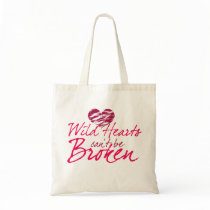 Wild hearts can't be Broken Canvas Bags