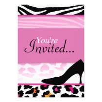 Wild Heel Invitation (Bachelorette or Birthday) invitations