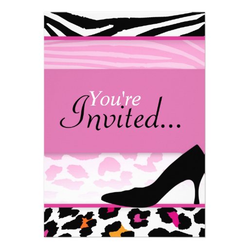 Wild Heel Invitation (Bachelorette or Birthday)