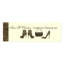 Wild Heels Fashion Boutique Business Card