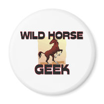Wild Horse Geek magnets