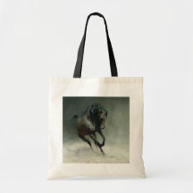 Wild Horse Green Tote Bag