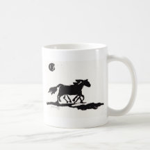 Wild Horse in Ink Coffee Mugs