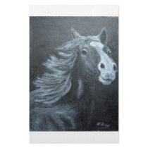 wild horse stationery design