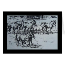 wild horses cards by artbynina wild horses cards