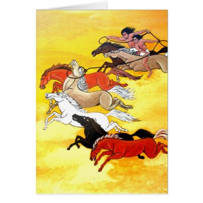 Wild horses cards by myhome71