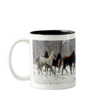 WILD HORSES CUP COFFEE MUGS