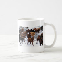 Wild Horses Driven Mug