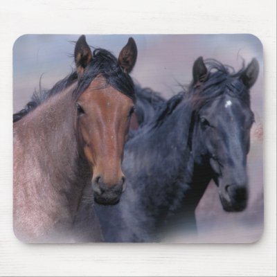 Wild Horses Mousepad by horsesense