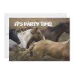 Wild Horses Party invitation