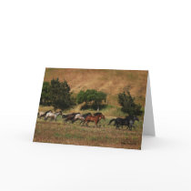 Wild Horses Running cards by fyrelyte Wild Horses Running cards