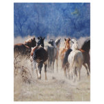 Wild horses running personalized flyer