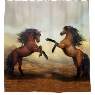 Wild Horses Shower Curtain