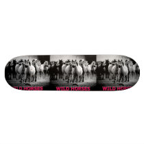 Wild Horses Custom Skateboard