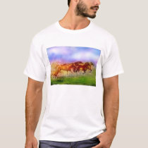 WILD HORSES t-shirts by ANGELHELEN WILD HORSES t-shirts
