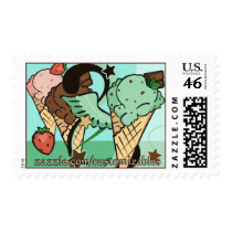 Wild Ice Cream Postage postage