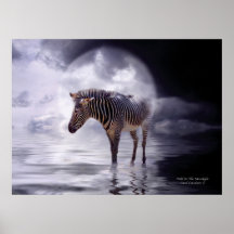 Wild In The Moonlight Art Poster/Print