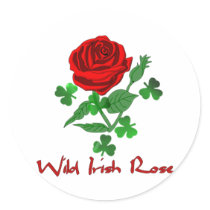 Wild Irish Rose Stickers