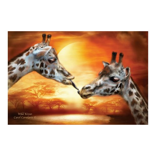 Wild Kisses Art Poster print