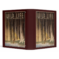 Wild Life National Parks Preserve All Life 3 Ring Binder