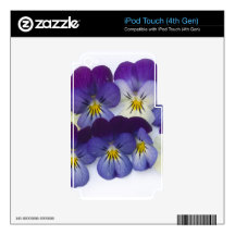 wild lillies iPod touch 4G decals