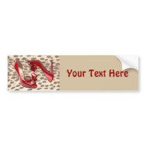 Wild Little Red Bo Peep Bumper Stickers