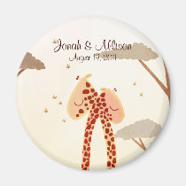 Wild Love Save the Date Magnet