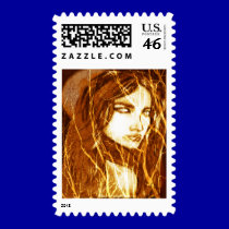WILD moon series stamps