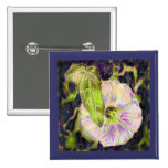 Wild Morning Glory by Alexandra Cook Pinback Buttons