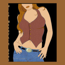 Wild Mountain Honey Cowgirl Print