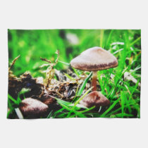 Wild Mushrooms kitchen tea towel kitchen towels