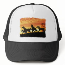 Wild Mustangs Trucker Hats