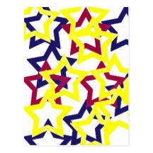 Wild Neon Stars Postcards