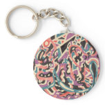 Wild, original abstract keychains