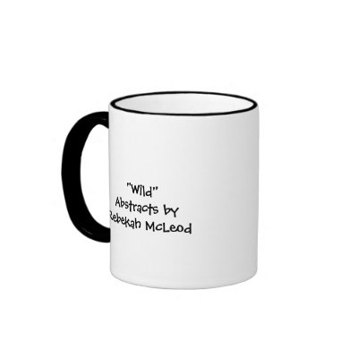 "Wild" original abstract Coffee Mugs by RLMdesignes