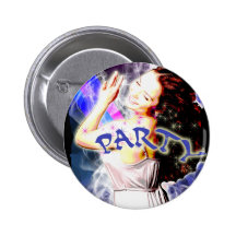Wild Party Pinback Button