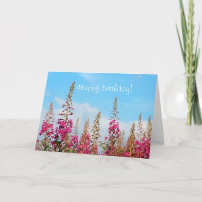 happy birthday cards with flowers