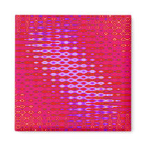 wild pink red magnets by DonnaGraysonAbstract wild pink red magnets