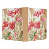 'Wild Poppies' Binder by picklelillysdad 'Wild Poppies' Binder