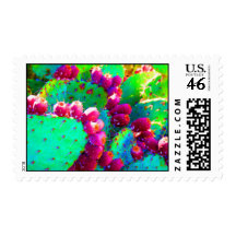 Wild Prickly Pears Postage Stamp
