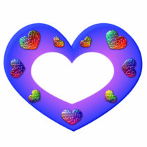 Wild Purple Heart photo sculptures by Love_em_Hearts Wild Purple Heart photo sculptures