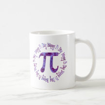 Wild Purple Pi Day Gifts and Tees Mug