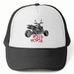 Wild race trucker hat