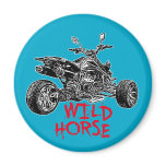 Wild race refrigerator magnets