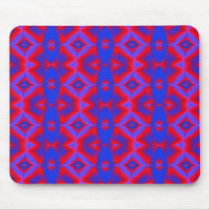 wild red blue mousepads