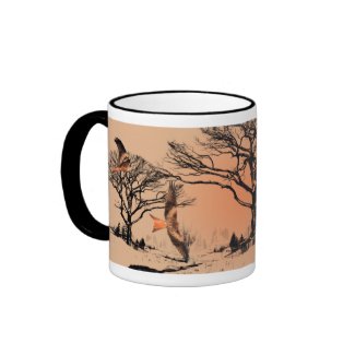 Wild Red Kites in the Landscape Mug mug