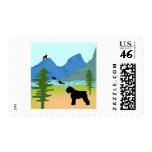 Wild River Bouviers Postage Stamp