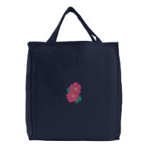 Wild Rose embroidered bags