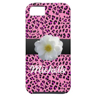 Wild Rose w/Animal Print iPhone 5/5S iPhone 5 Cases
