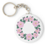 Wild Rose Wreath Keychain